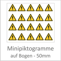 Minipikogramme DIN ISO 7010